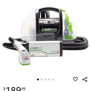 Portable Dog Bath - Black and Green